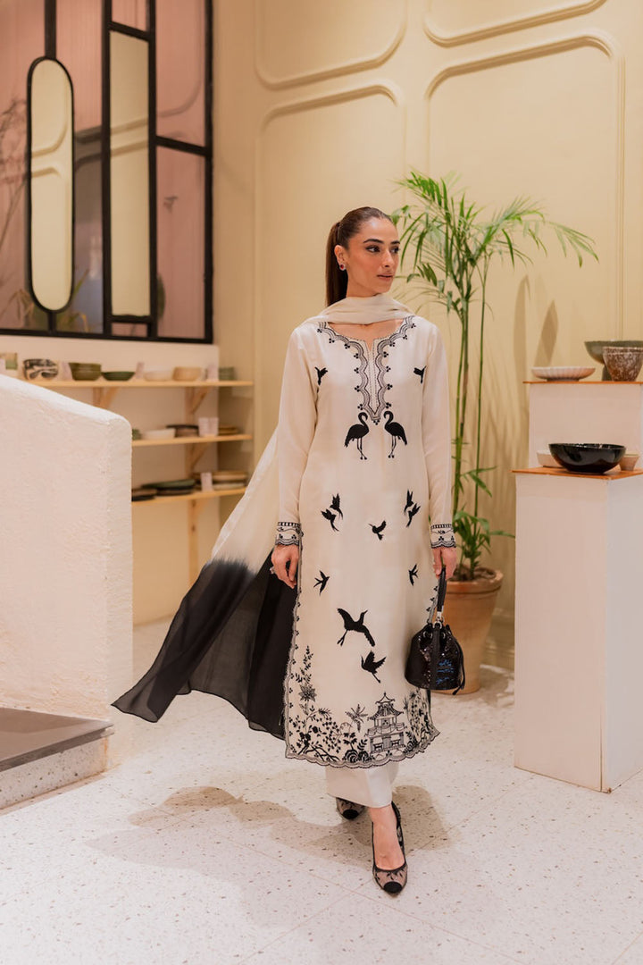 Amavi Bloom 3 Pc Embroidered Dress