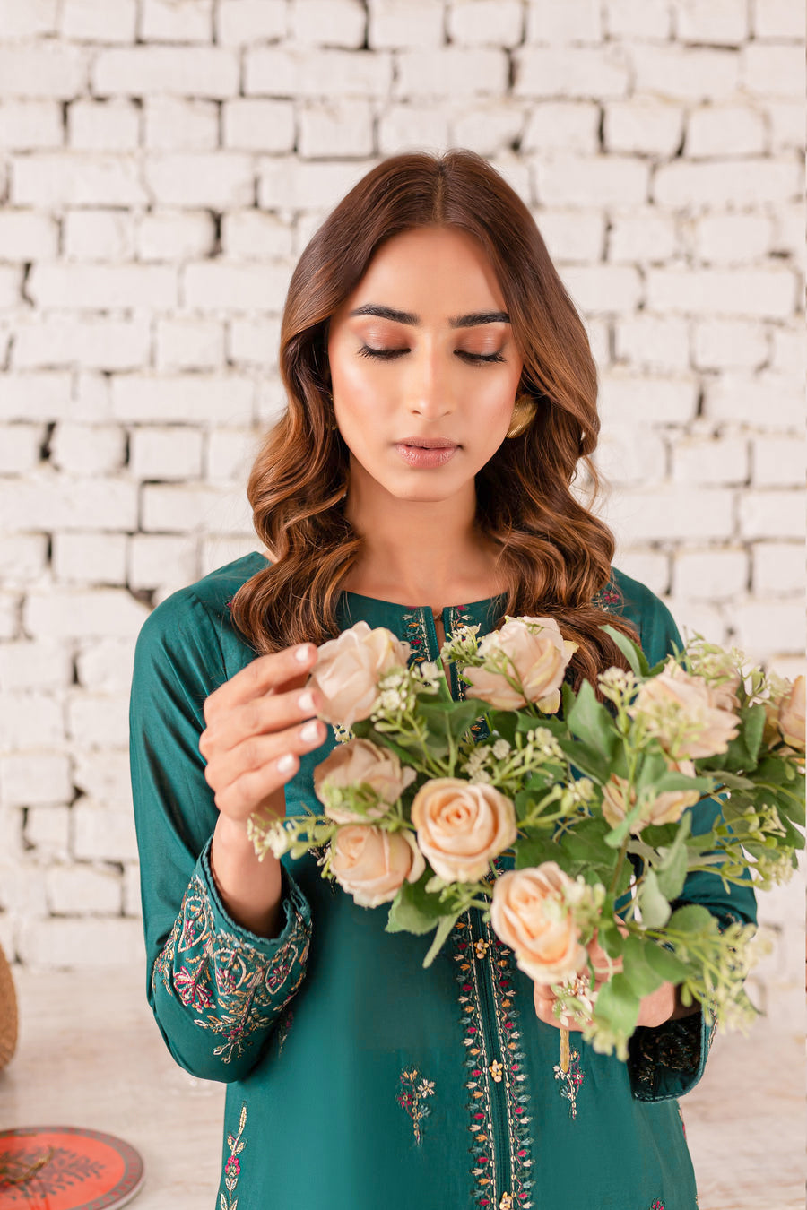 EYANA 2PC - EMBROIDERED DRESS