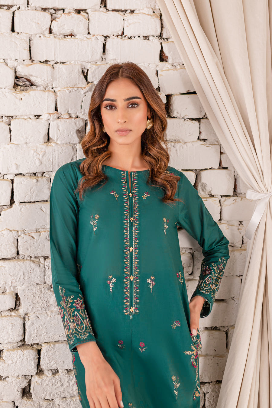 EYANA 2PC - EMBROIDERED DRESS