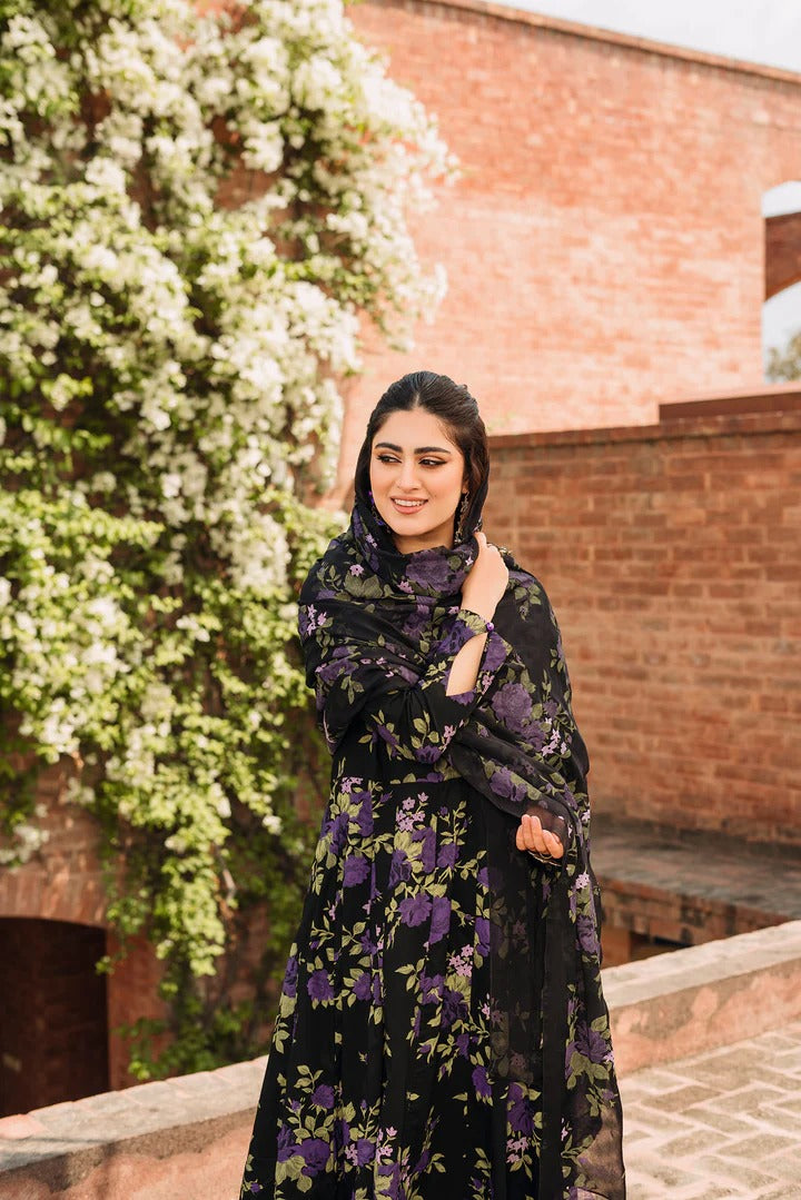 Shabnam 3 PC Printed Dress